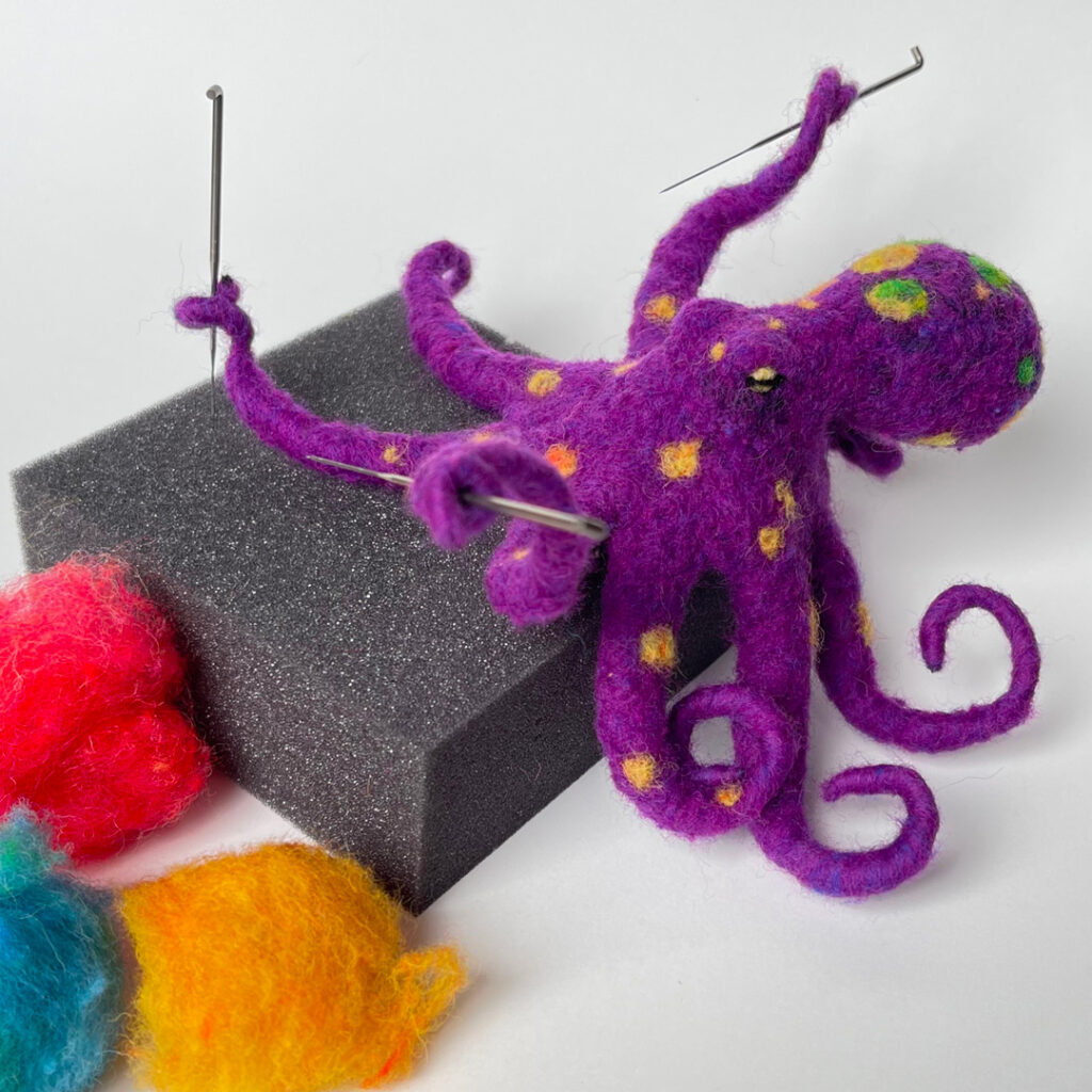Needle Felted Octopus