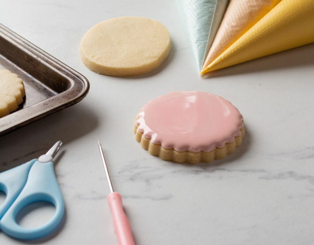 Sugar cookie decorating