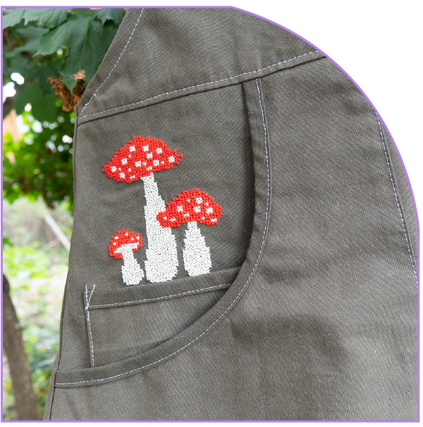 Cross Stitch on Clothing Workshop