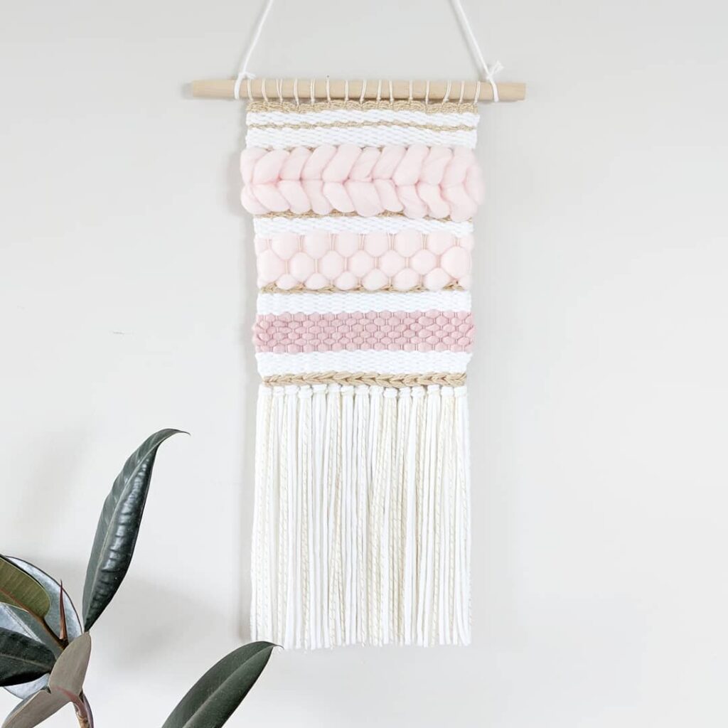 Weaving a Wall Hanging