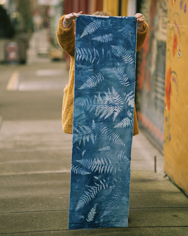 Cyanotype bandana