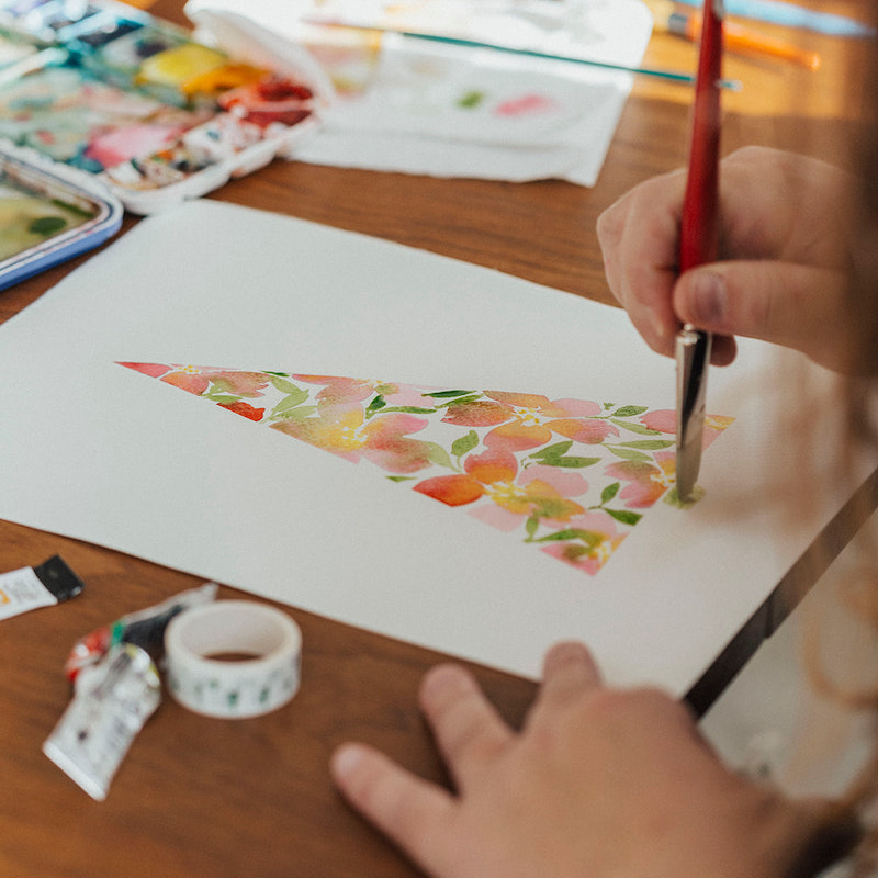 Watercolor Floral Painting