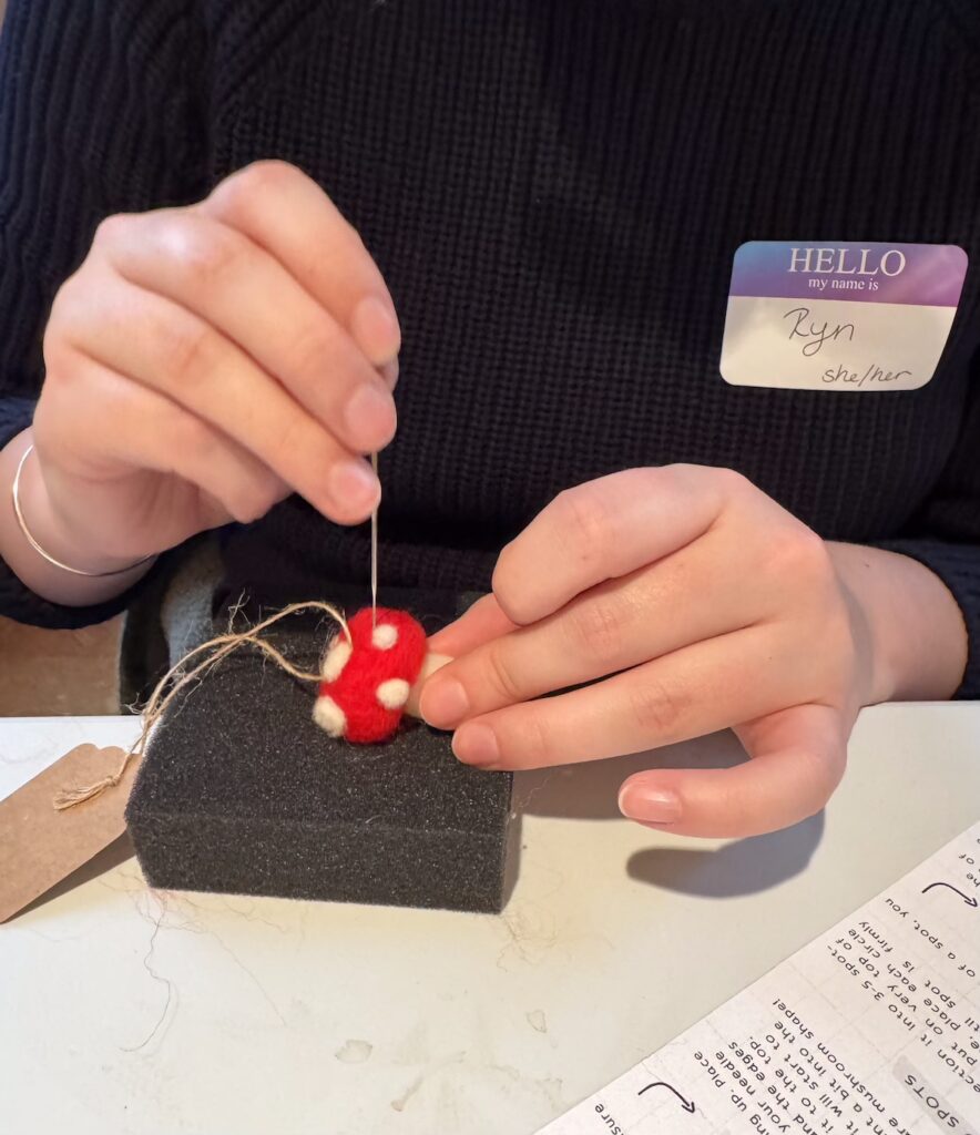 Fungi Needle Felting