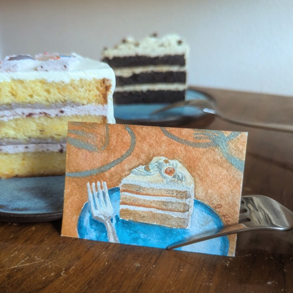 Watercolor Desserts by Irene Rex