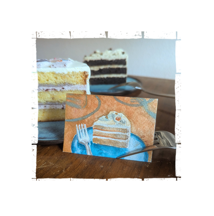 Watercolor Desserts