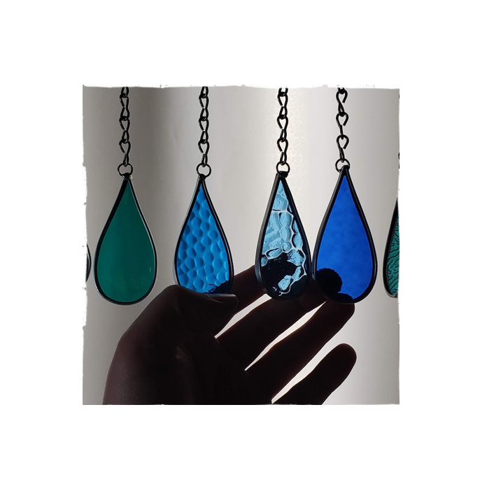 Stained Glass Droplets